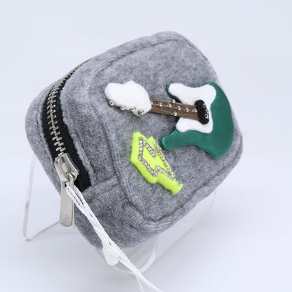LUDLOW ラドロー 【新品同様】LD24AーPU004 Pouch004 Guitar ギター柄 ジップ ミニ ポーチ