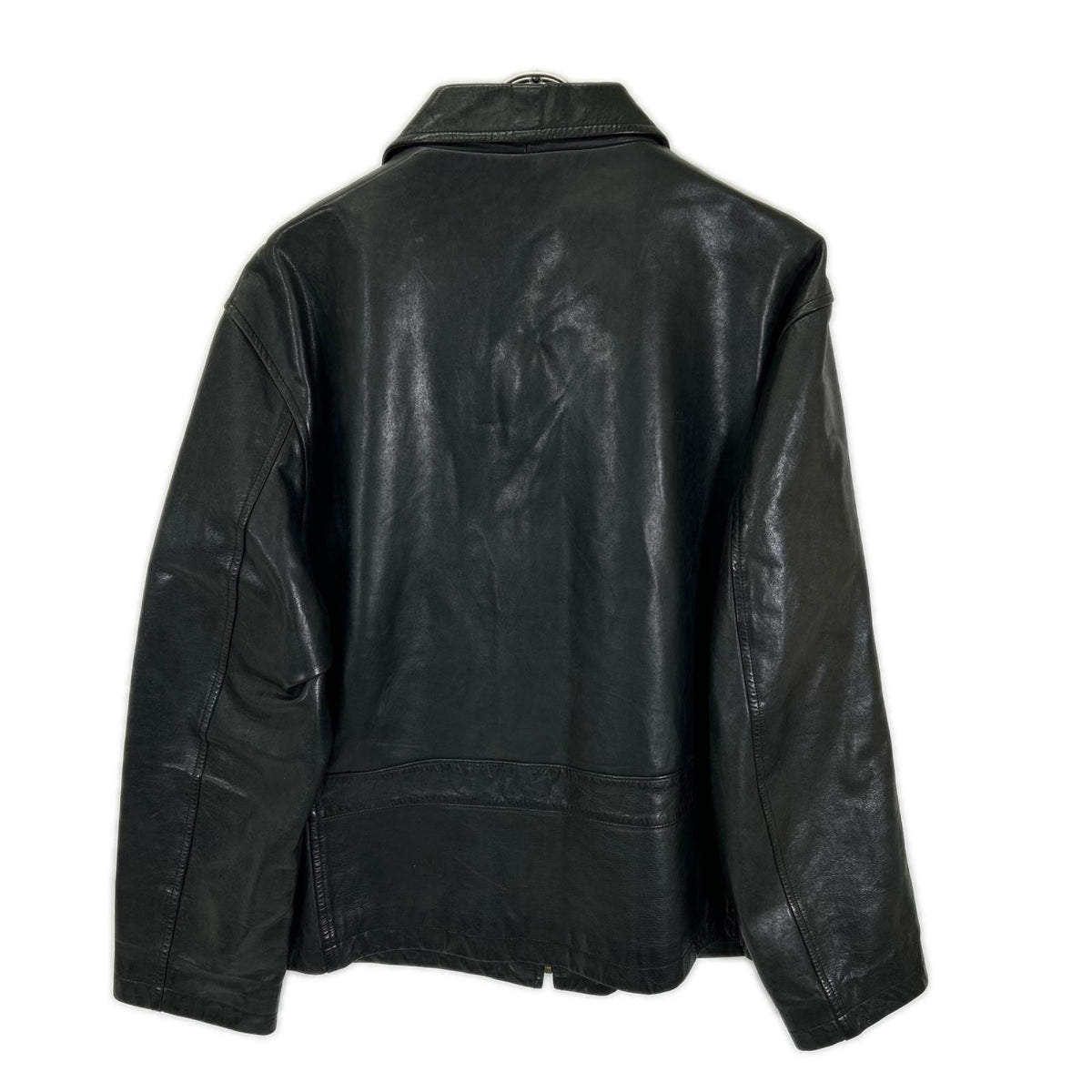 POLObyRalphLauren ポロラルフローレン 90's ブラック レザー ジップアップジャケット ジャケット
