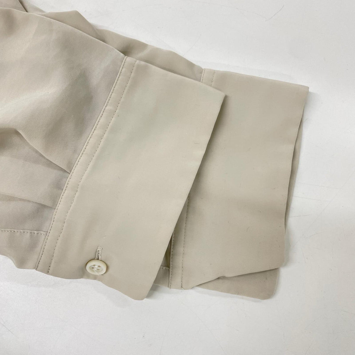 LAD MUSICIAN ラッドミュージシャン 2123-104 ベージュ ポリエステル DECHINE FRILL SHIRT/デシンフリルシャツ トップス