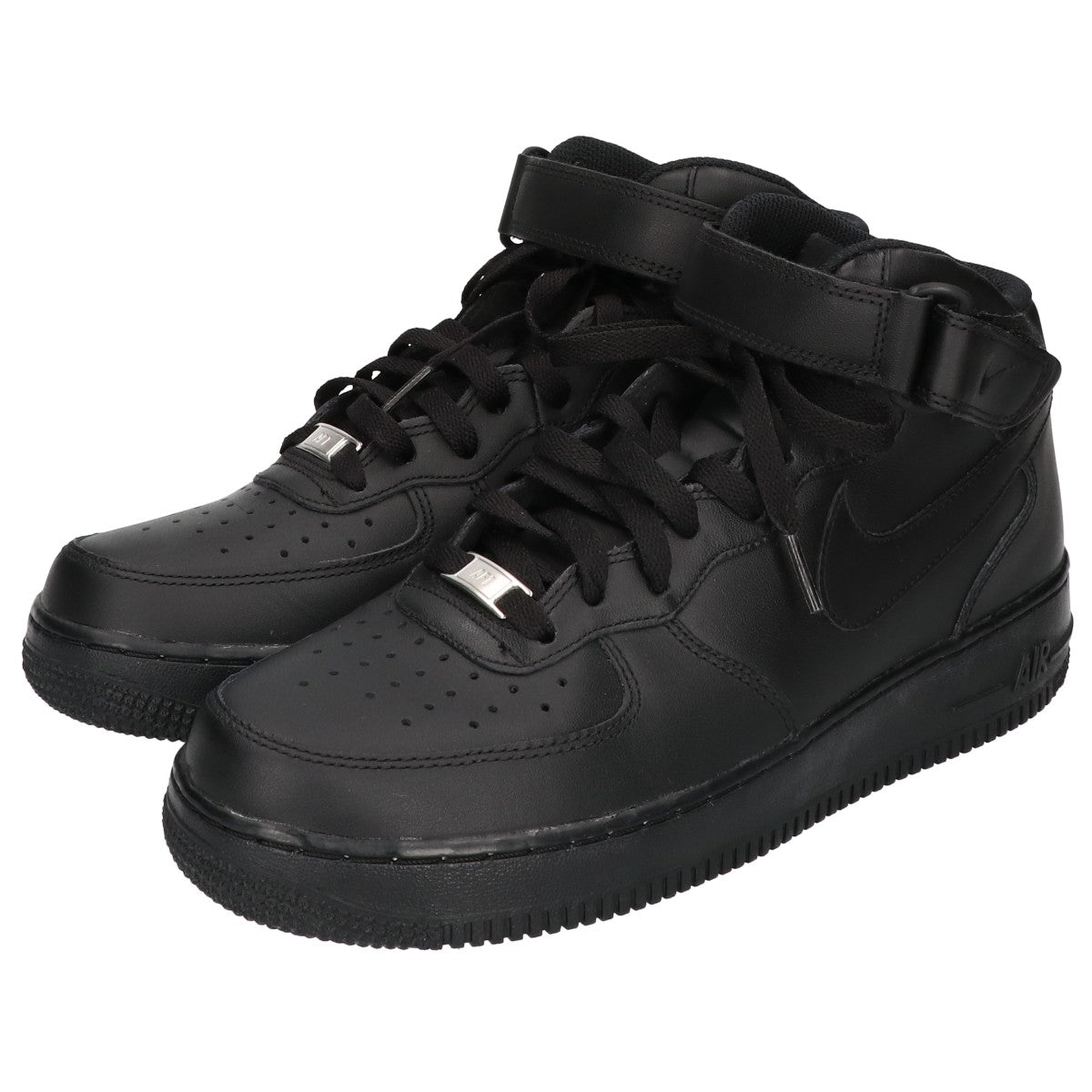 NIKE ナイキ ブラック エアフォース1ミッド '07 ミドルカットスニーカー シューズ