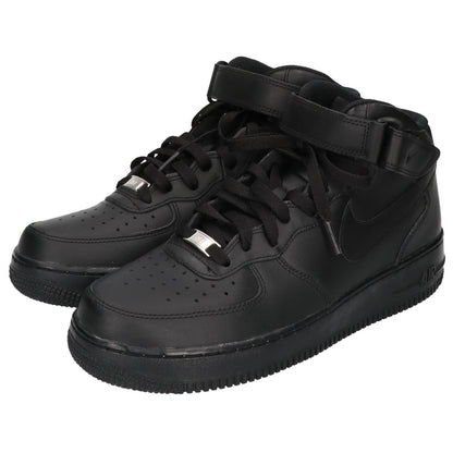 NIKE ナイキ ブラック エアフォース1ミッド '07 ミドルカットスニーカー シューズ