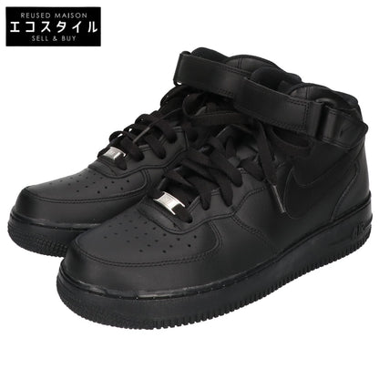 NIKE ナイキ ブラック エアフォース1ミッド '07 ミドルカットスニーカー シューズ