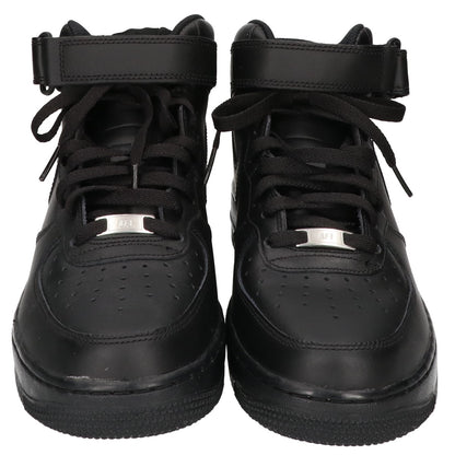 NIKE ナイキ ブラック エアフォース1ミッド '07 ミドルカットスニーカー シューズ