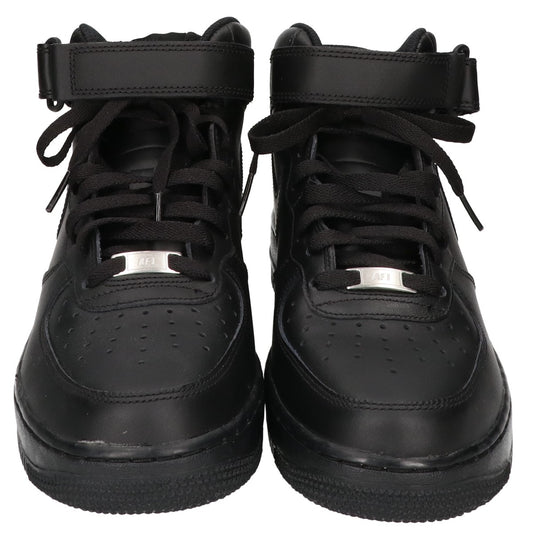NIKE ナイキ ブラック エアフォース1ミッド '07 ミドルカットスニーカー シューズ