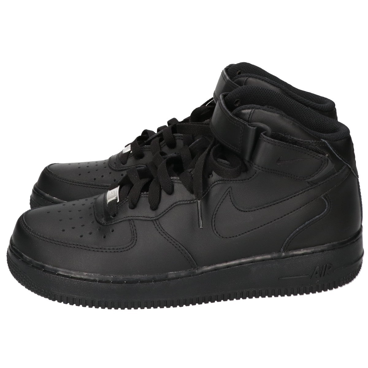 NIKE ナイキ ブラック エアフォース1ミッド '07 ミドルカットスニーカー シューズ