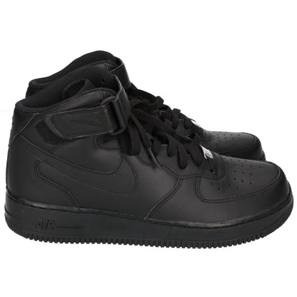NIKE ナイキ ブラック エアフォース1ミッド '07 ミドルカットスニーカー シューズ