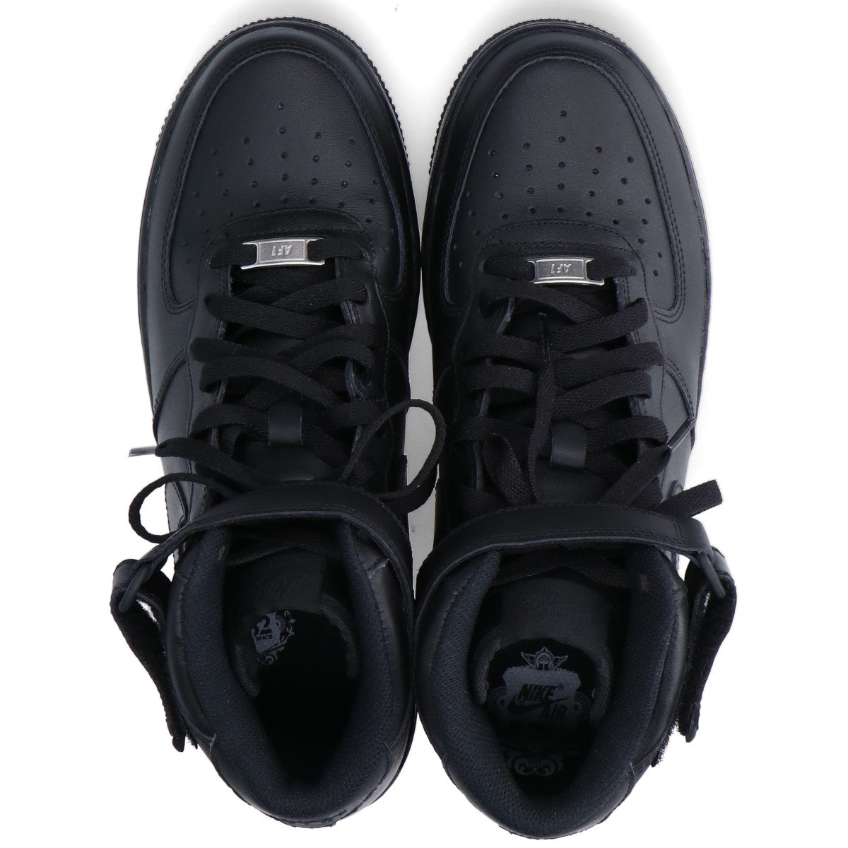 NIKE ナイキ ブラック エアフォース1ミッド '07 ミドルカットスニーカー シューズ