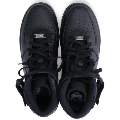 NIKE ナイキ ブラック エアフォース1ミッド '07 ミドルカットスニーカー シューズ