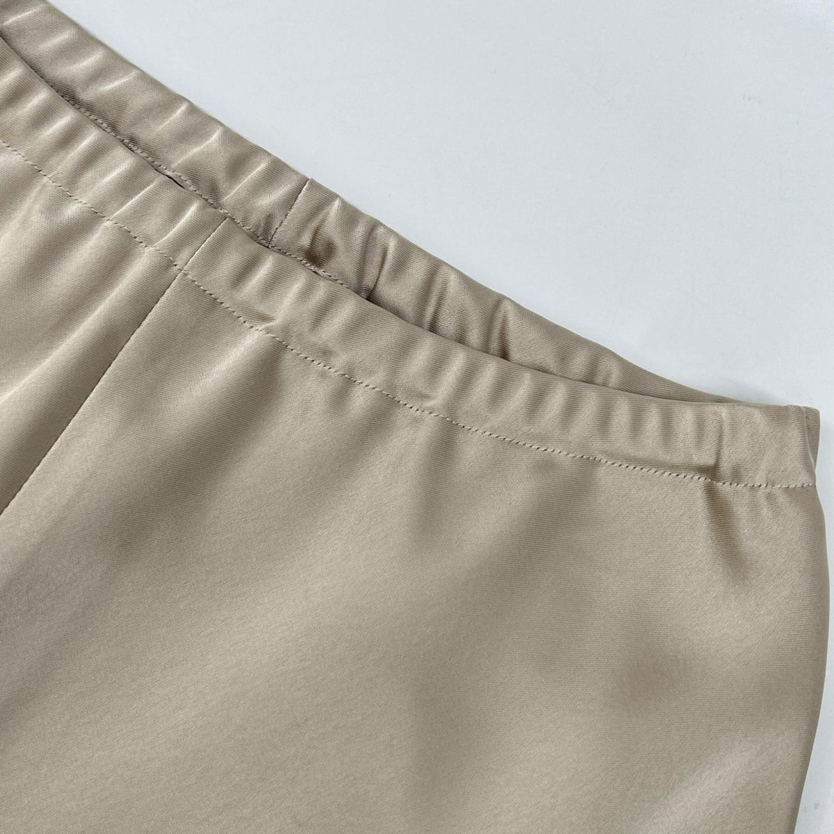 Plage プラージュ 26SS 26-030-922-1260 Satin Bias Relax ゴールド ドローストリング イージーストレートパンツ ボトムス