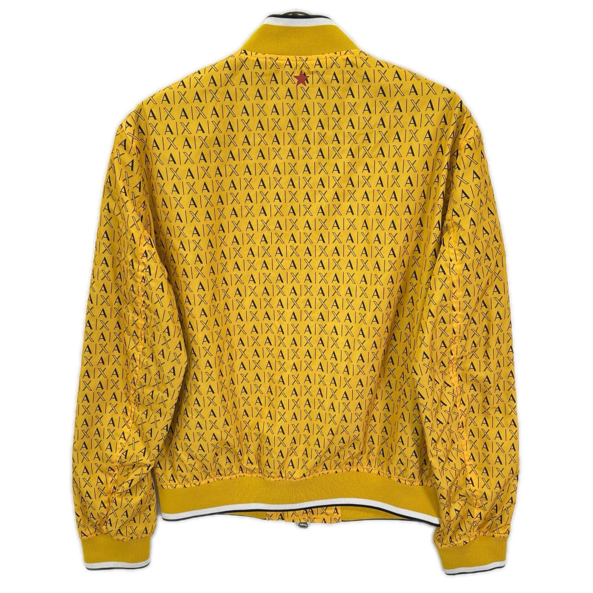 ARMANI EXCHANGE アルマーニエクスチェンジ 6GZB59 ZNPCZ イエロー ナイロン ロゴ総柄ブルゾン ジャケット