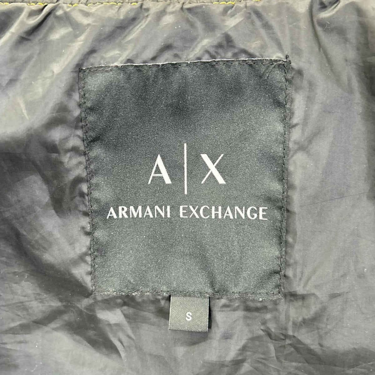 ARMANI EXCHANGE アルマーニエクスチェンジ 6GZB59 ZNPCZ イエロー ナイロン ロゴ総柄ブルゾン ジャケット