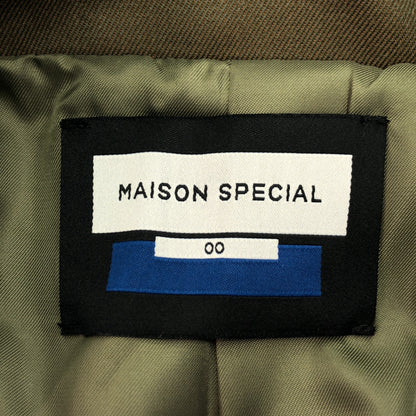 MAISON SPECIAL メゾンスペシャル 11241161201 カーキ プライムオーバーションヘルバルマカンコート トップス