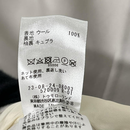 GALERIE VIE ギャルリーヴィー 23082408003 ホワイト ウールダブルフェイス バルカラーコート コート