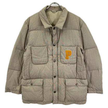 Papas パパス D0414FJM010 グレー Pパッチ ダウンジャケット ジャケット