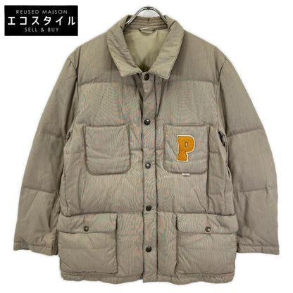 Papas パパス D0414FJM010 グレー Pパッチ ダウンジャケット ジャケット