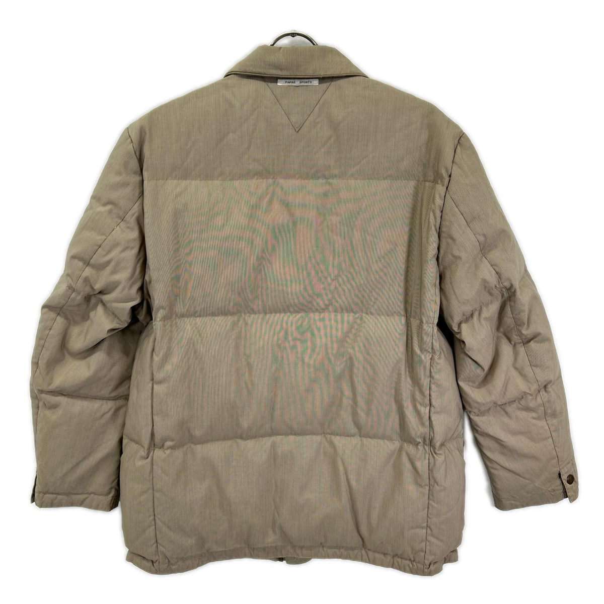 Papas パパス D0414FJM010 グレー Pパッチ ダウンジャケット ジャケット