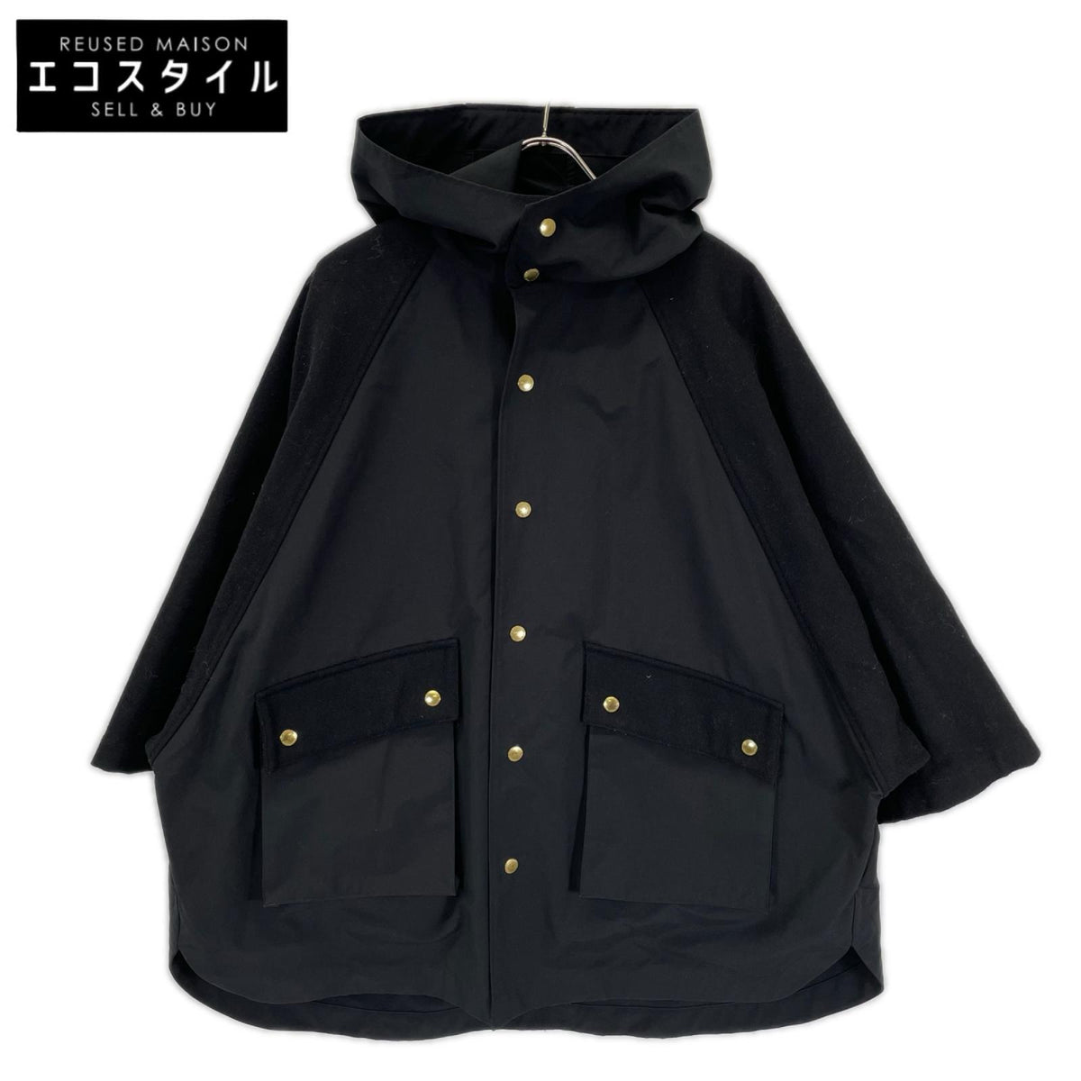 TRADITIONAL WEATHERWEAR トラディショナルウェザーウェア L202APFCO0221JB ブラック RENFREW W/LINER ボアライナーケープブルゾン ジャケット