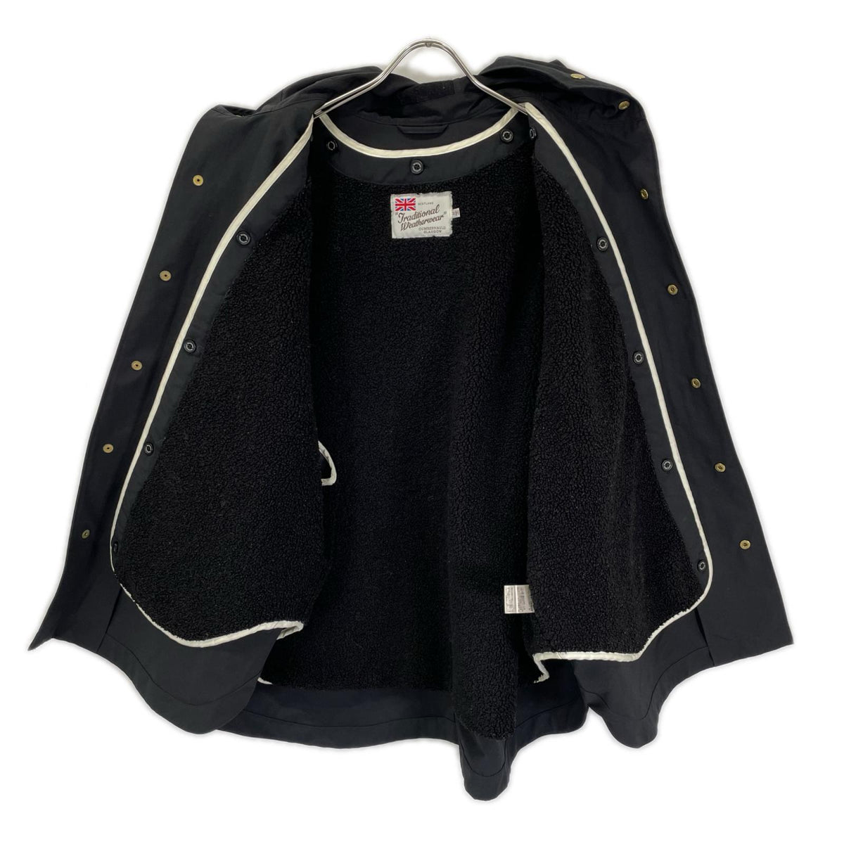 TRADITIONAL WEATHERWEAR トラディショナルウェザーウェア L202APFCO0221JB ブラック RENFREW W/LINER ボアライナーケープブルゾン ジャケット
