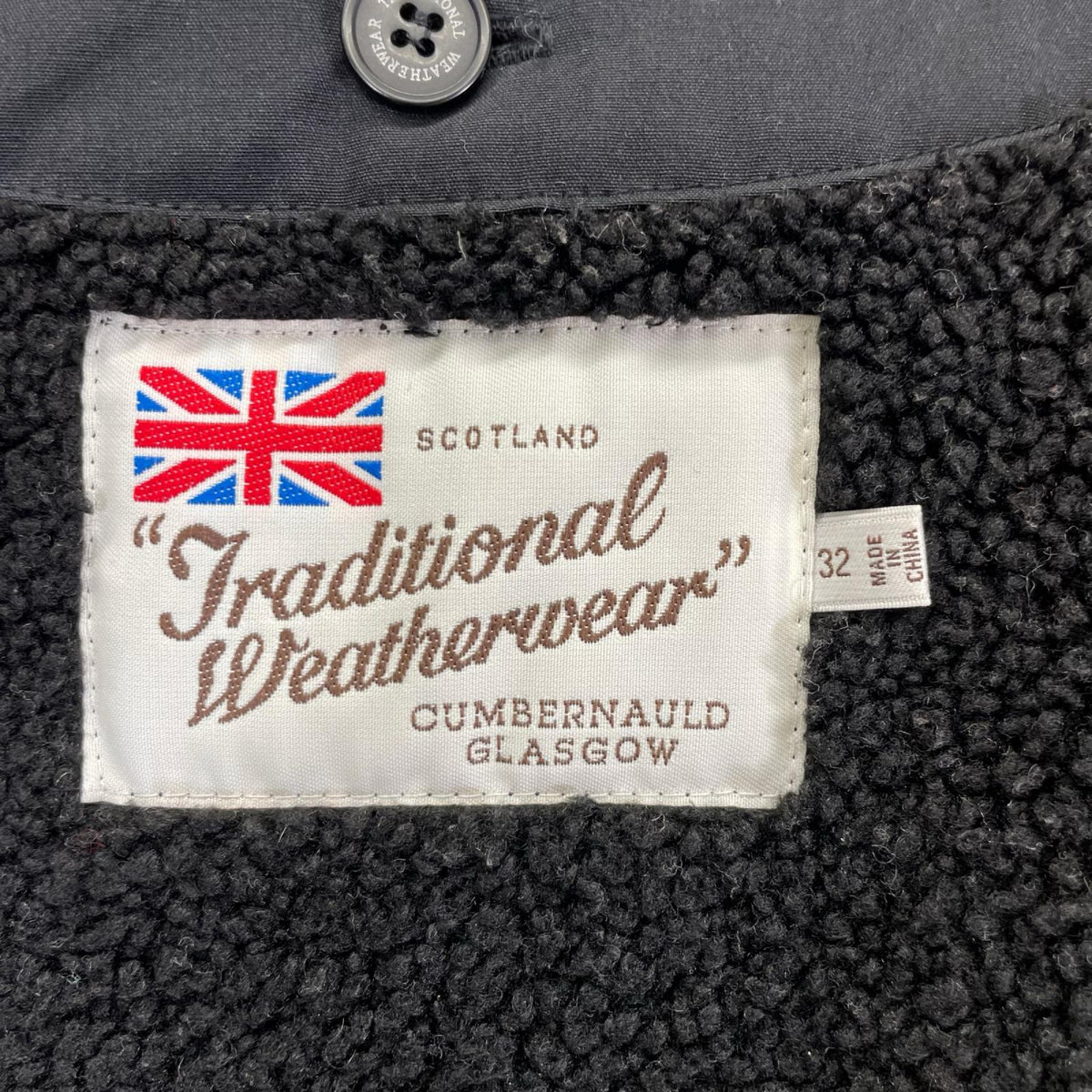 TRADITIONAL WEATHERWEAR トラディショナルウェザーウェア L202APFCO0221JB ブラック RENFREW W/LINER ボアライナーケープブルゾン ジャケット