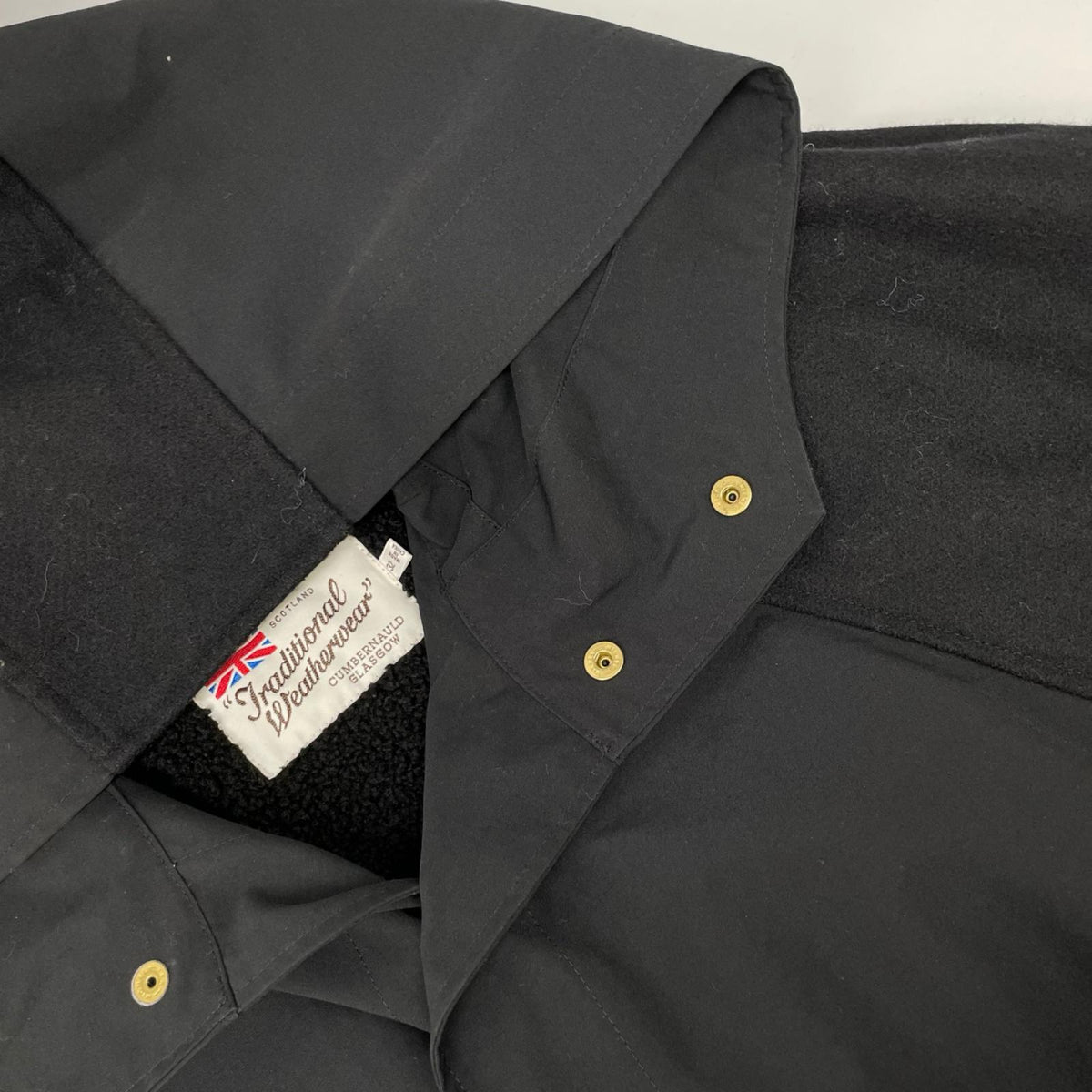TRADITIONAL WEATHERWEAR トラディショナルウェザーウェア L202APFCO0221JB ブラック RENFREW W/LINER ボアライナーケープブルゾン ジャケット