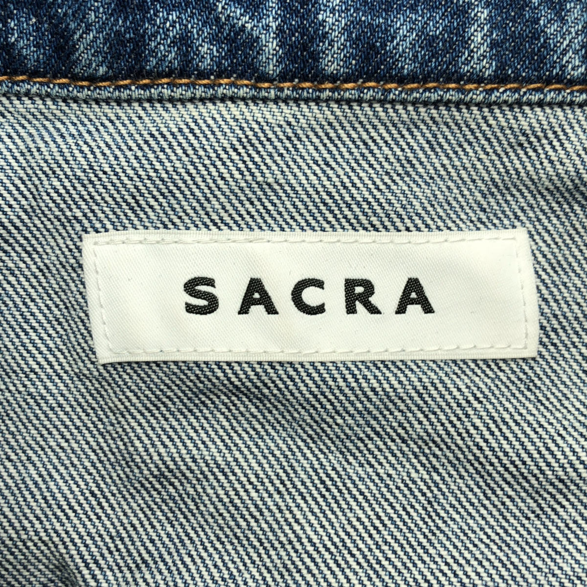 SACRA サクラ 125104031 インディゴ 13.5oz AUTHENTIC DENIM JACKET Gジャン デニムジャケット トップス