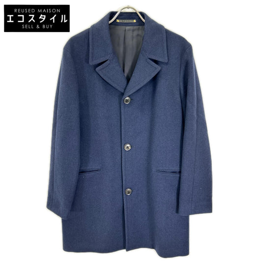 PaulSmith ポールスミス PF-MV-45424 ネイビー ウール100 ステンカラーコート コート