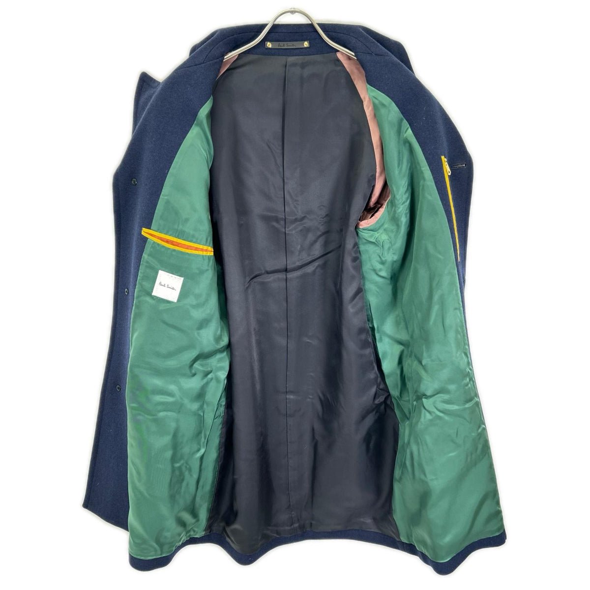 PaulSmith ポールスミス PF-MV-45424 ネイビー ウール100 ステンカラーコート コート