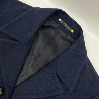 PaulSmith ポールスミス PF-MV-45424 ネイビー ウール100 ステンカラーコート コート