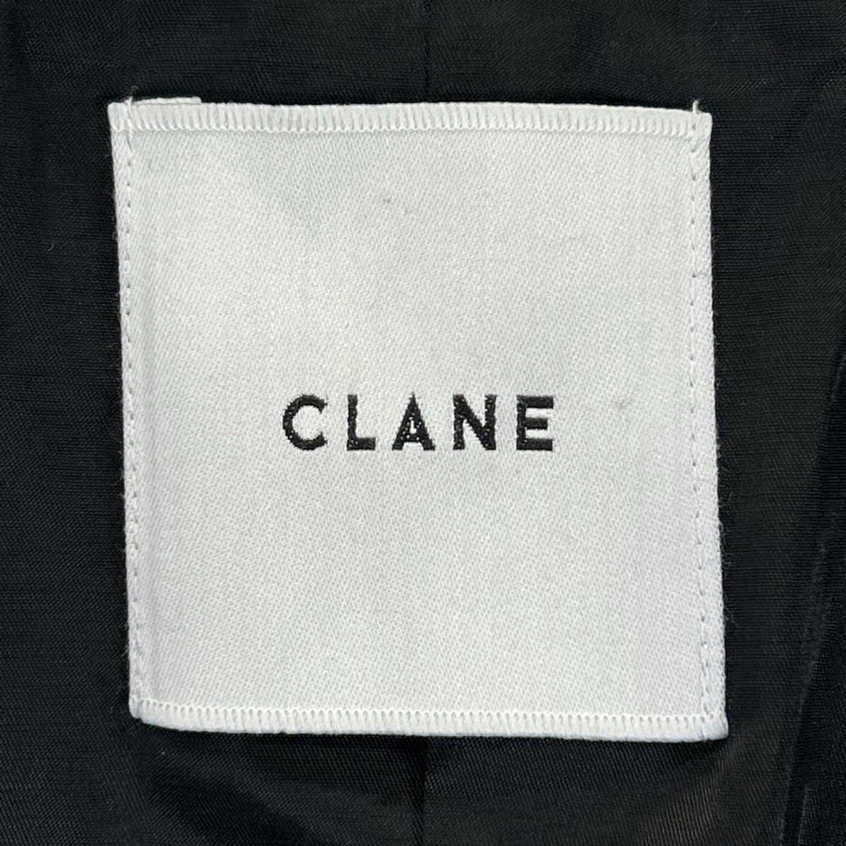 CLANE クラネ 16103-0412 ブラック ルーズベルスリーブジャケット ジャケット