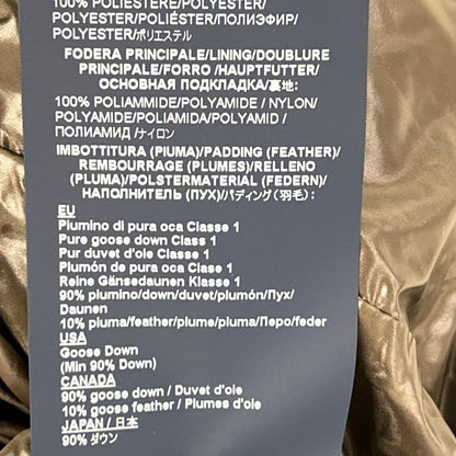 HERNO ヘルノ PI002140D 25年製 グレー フェイクファー ハイネック ダウンジャケット ジャケット