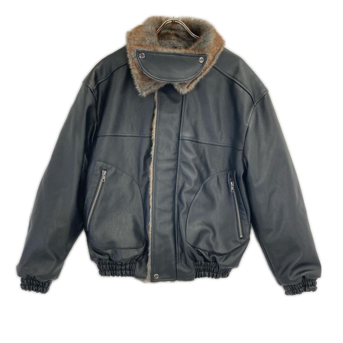 CAMPHOR WOOD カンファーウッド CW0090 ブラック leather/fur faux reversible flight jacket リバーシブルフライトジャケット ジャケット