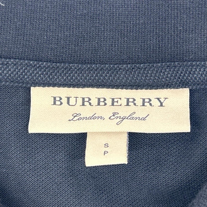 BURBERRY バーバリー 4010695 ブラック ロゴ刺繍 半袖ポロシャツ トップス