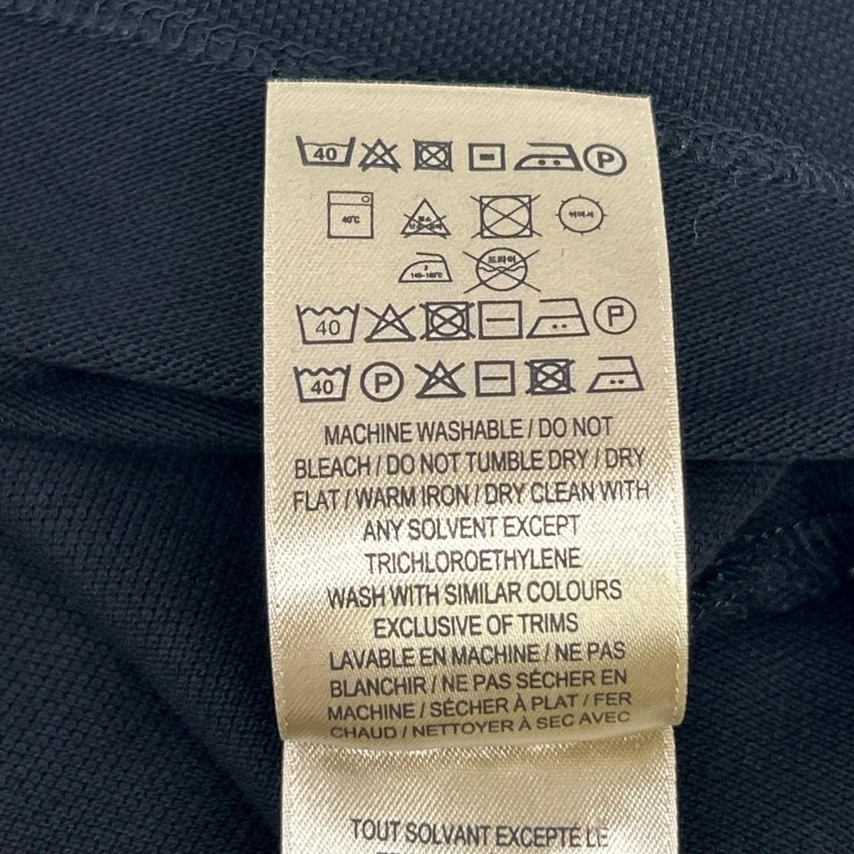 BURBERRY バーバリー 4010695 ブラック ロゴ刺繍 半袖ポロシャツ トップス