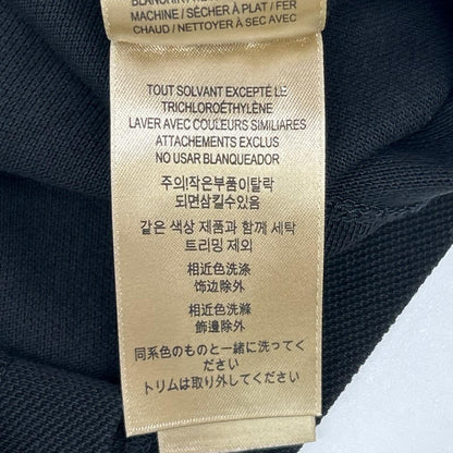 BURBERRY バーバリー 4010695 ブラック ロゴ刺繍 半袖ポロシャツ トップス