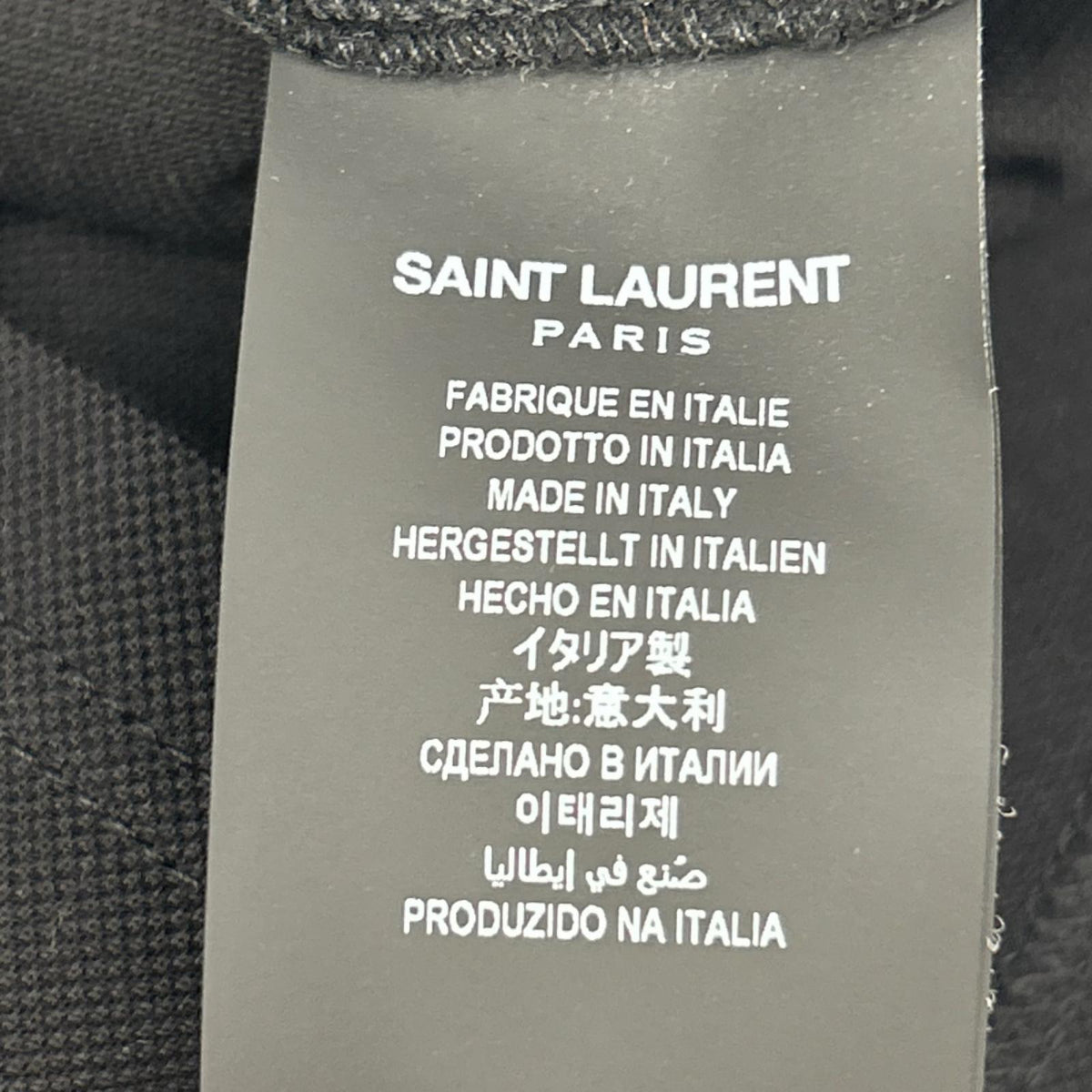 SAINT LAURENT PARIS サンローランパリ 554052 20年 ブラック ロゴ刺繍 半袖ポロシャツ トップス