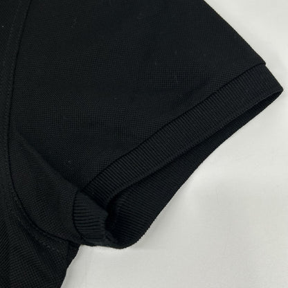 SAINT LAURENT PARIS サンローランパリ 554052 20年 ブラック ロゴ刺繍 半袖ポロシャツ トップス