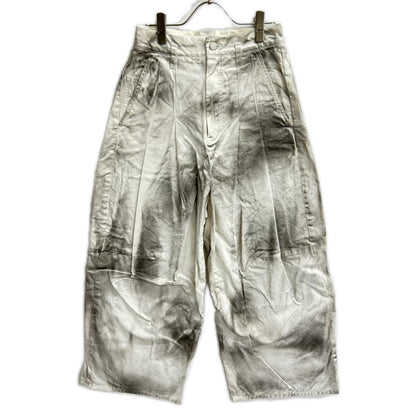 SHINYAKOZUKA シンヤコヅカ 2501SK74W 25SS ホワイト WASHED Hi BAGGY ウォッシュドハイウエストバギーパンツ ボトムス