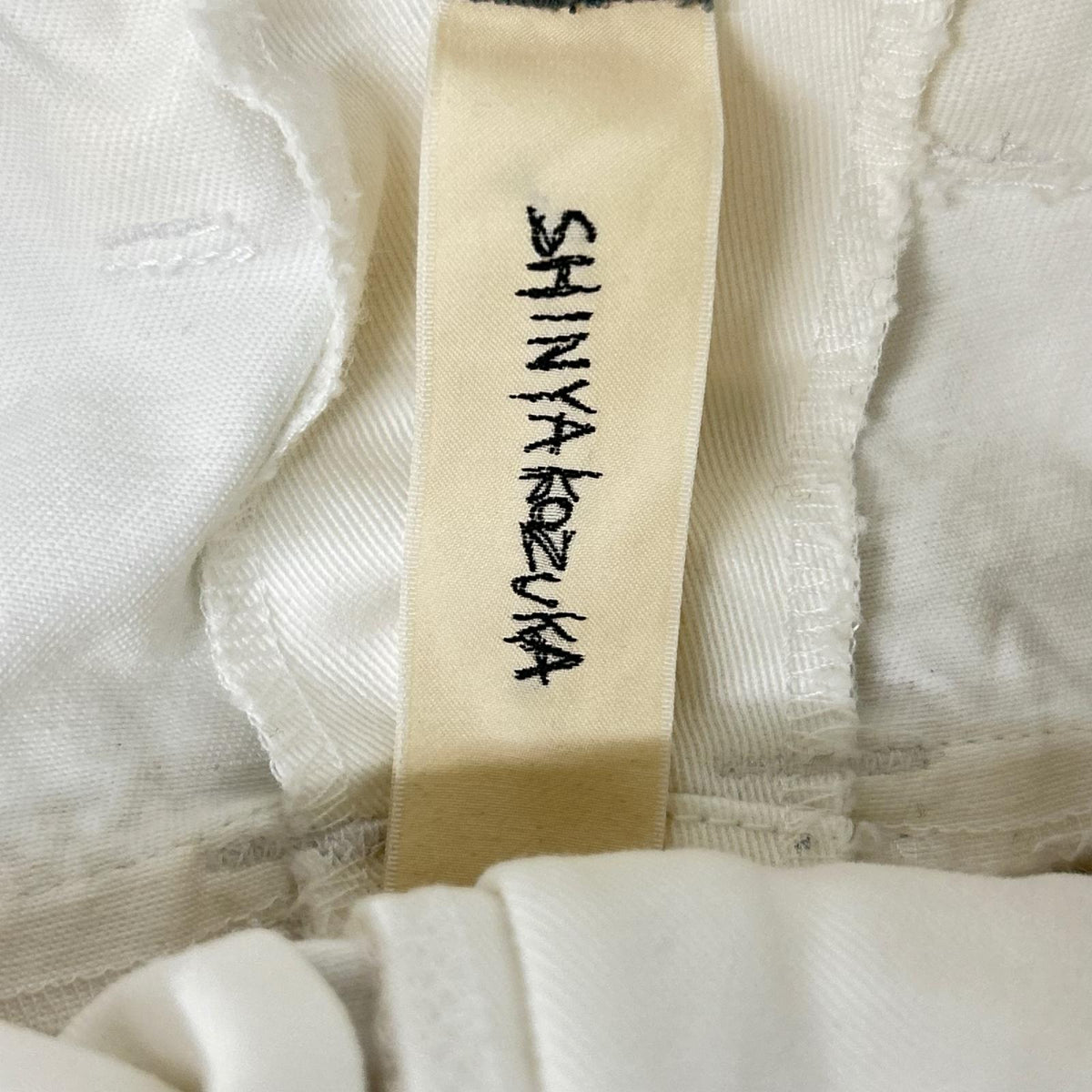SHINYAKOZUKA シンヤコヅカ 2501SK74W 25SS ホワイト WASHED Hi BAGGY ウォッシュドハイウエストバギーパンツ ボトムス