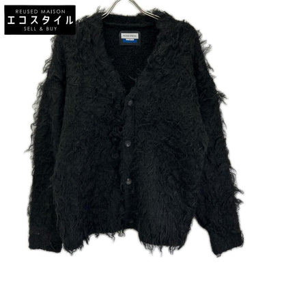 MAISON SPECIAL メゾンスペシャル 11242361317 ブラック Shaggy V-Neck Knit Cardigan ジャギーニットカーディガン トップス