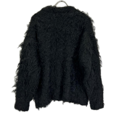 MAISON SPECIAL メゾンスペシャル 11242361317 ブラック Shaggy V-Neck Knit Cardigan ジャギーニットカーディガン トップス