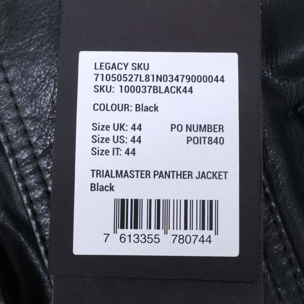 BELSTAFF ベルスタッフ 新品同様 71050527 L81N0347 Trialmaster Panther トライアルマスター パンサー 4ポケット バイカー レザージャケット ジャケット