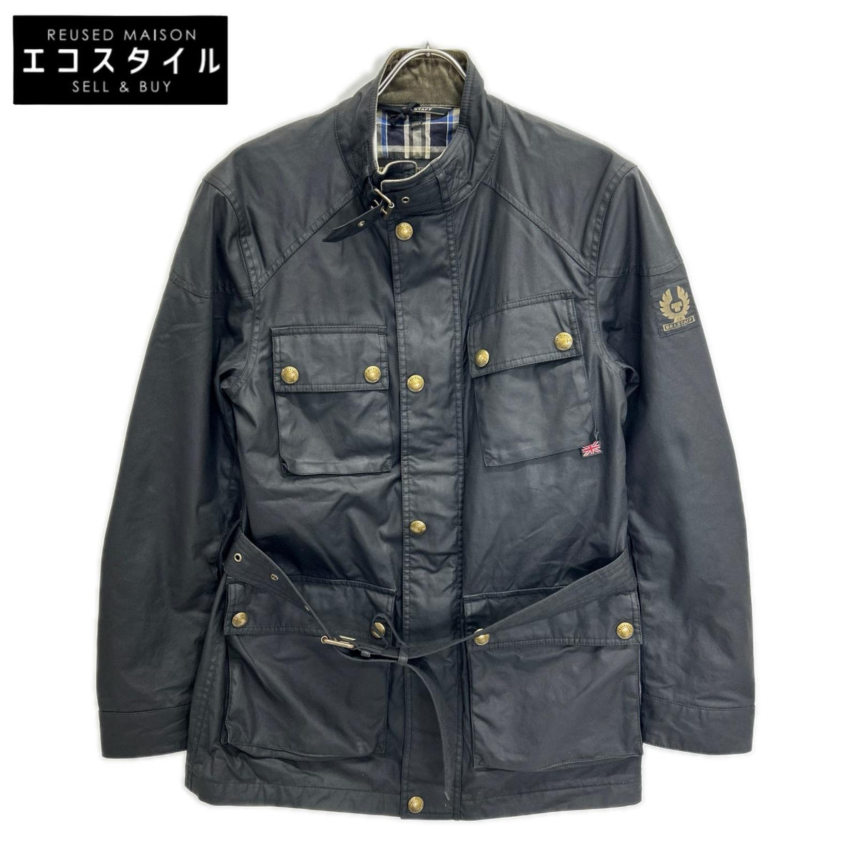 BELSTAFF ベルスタッフ 71050460 C61N0158 ブラック Trialmaster トライアルマスター ワックスコットンオイルドジャケット ジャケット