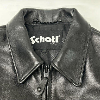 schott ショット 【ナノユニバース別注】25SS 782-5150001 ブラック シープスキン シングルライダースジャケット ジャケット