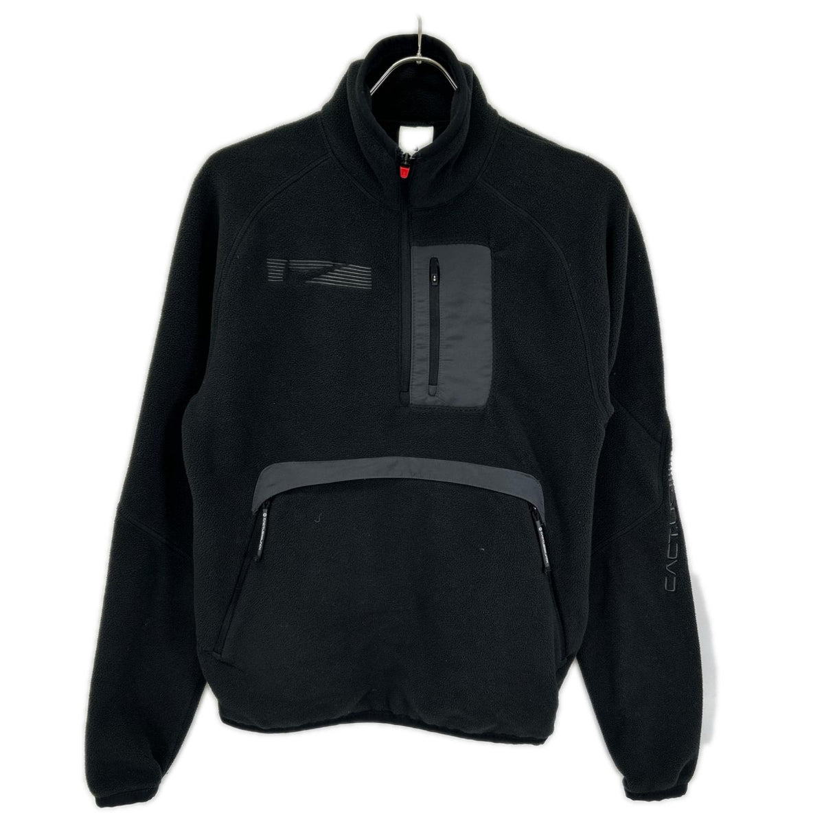 NIKE ナイキ 【×TRAVIS SCOTT】ブラック クォータージップ フリース トップ トップス