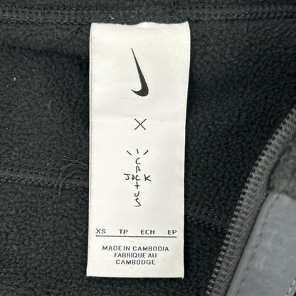 NIKE ナイキ 【×TRAVIS SCOTT】ブラック クォータージップ フリース トップ トップス