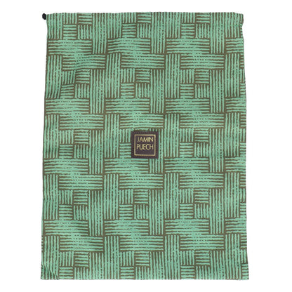 JAMIN PUECH ジャマンピュエッシュ 【美品】ボタニカル刺繍 レザーハンドル ハンドバッグ