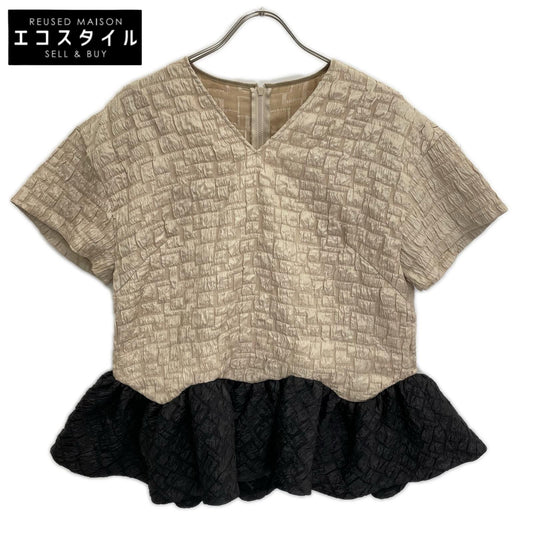 ADORE アドーア 531-6110417 26SS ベージュ ブロックジャガードパンツ トップス