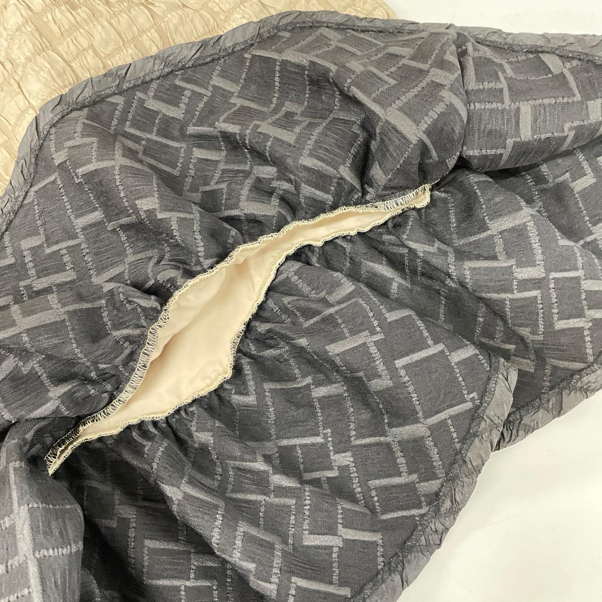 ADORE アドーア 531-6110417 26SS ベージュ ブロックジャガードパンツ トップス