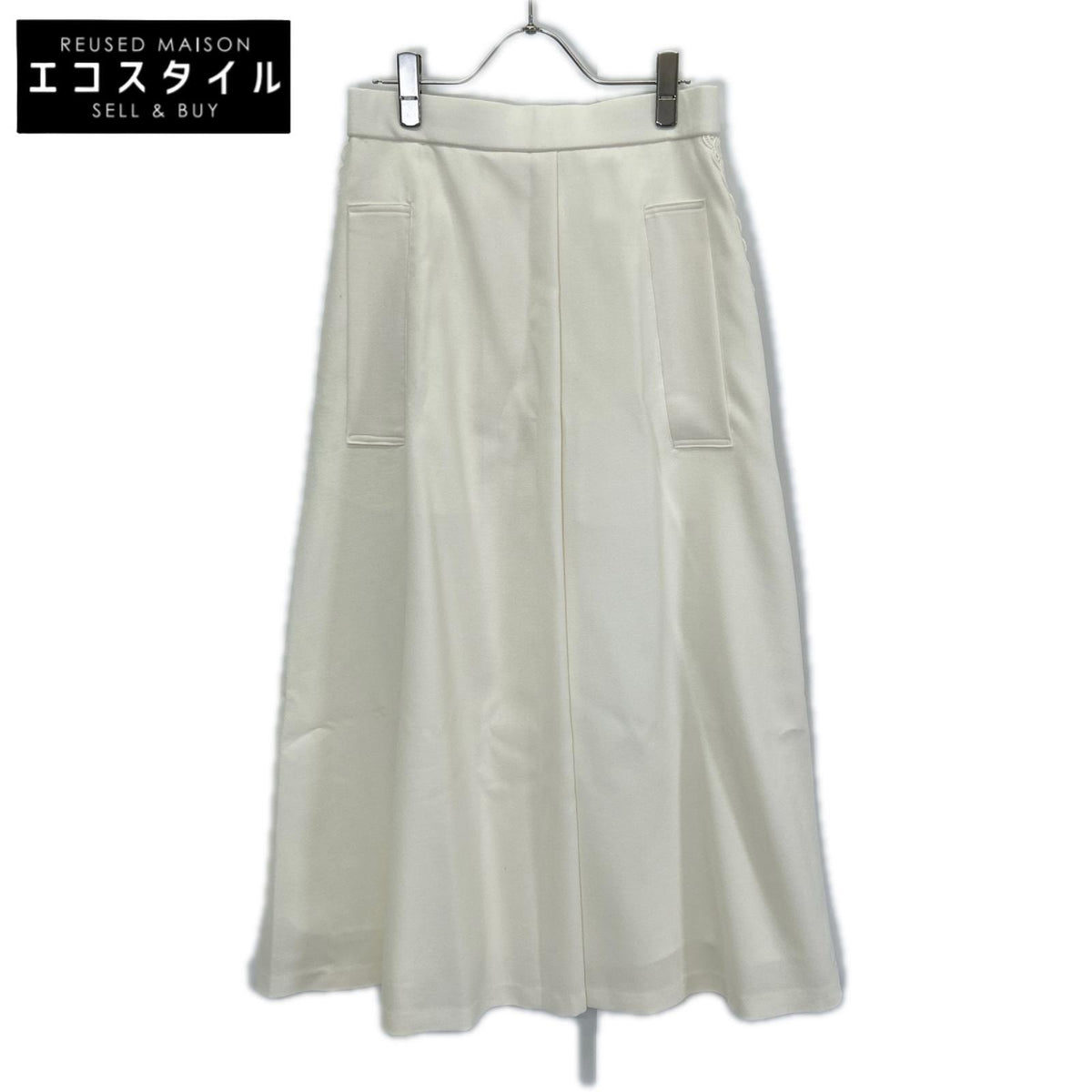 ADORE アドーア 531-5220014 25AW エクリュ ウールアムンゼンスカート スカート