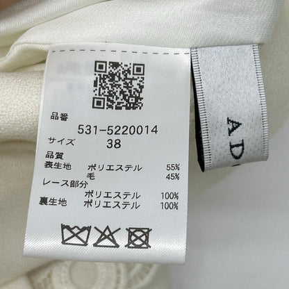 ADORE アドーア 531-5220014 25AW エクリュ ウールアムンゼンスカート スカート